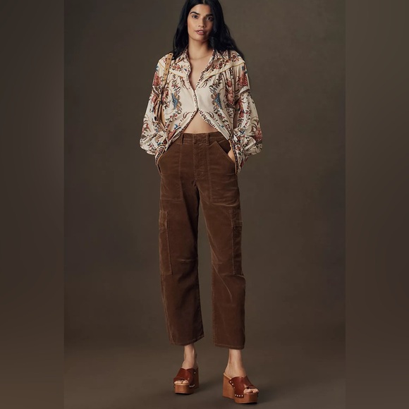 Citizens Of Humanity Pants - NEW Citizens of Humanity Marcelle Cargo Crop Pants in Manuka, Size 32
